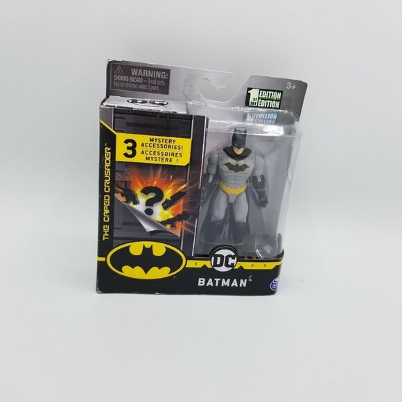 Spin Master DC The Caped Crusader Batman 4" Figure 1st Edition - Picture 1 of 4